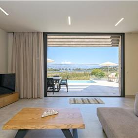 3 bedroom villa with pool & sea view, near Acharavi, sleeps 6